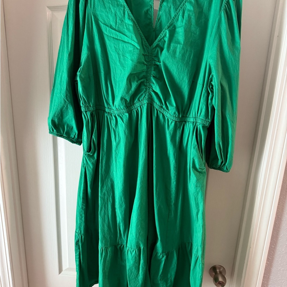 Torrid Emerald Green V-Neck Dress